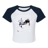 Jakobi Meyers Touchdown Dive Raglan Crop Top | Artistshot