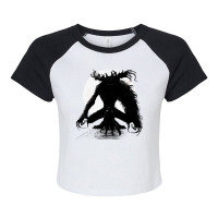 Time To Hunt Raglan Crop Top | Artistshot