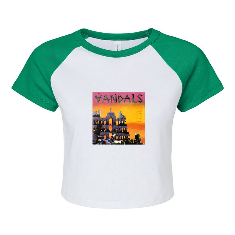 The 'vandals Raglan Crop Top by famoustrick | Artistshot