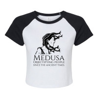 Medusa   Ancient Greek & Roman Mythology   Gorgon Myth T Shirt Raglan Crop Top | Artistshot