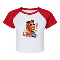 Anderson Paak .png Raglan Crop Top | Artistshot