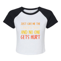 Just Give Me The Candied Yams Thanksgiving Food Raglan Crop Top | Artistshot