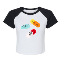 Time To Take Your Meds Summer Raglan Crop Top | Artistshot