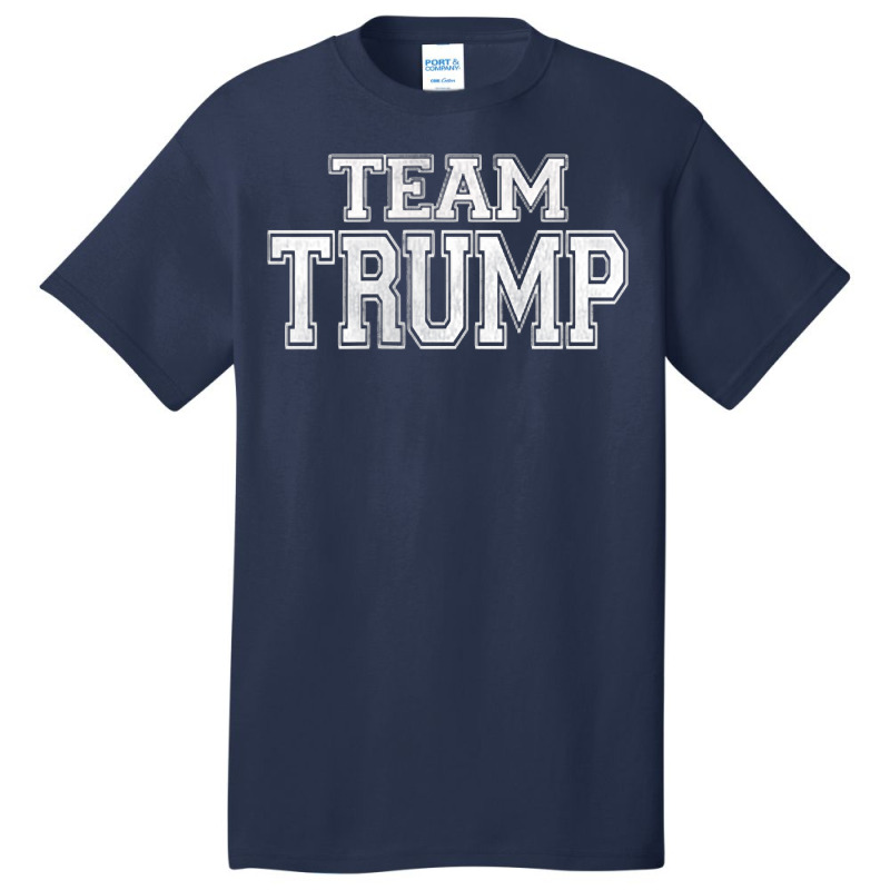 Team Trump Jersey Style Shirt W Trump 45 On Back T Shirt Basic T-shirt | Artistshot