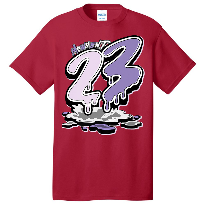 Tee To Match Jd 11 Low Pure Violet Dripping Number 23 Premium T Shirt Basic T-shirt | Artistshot