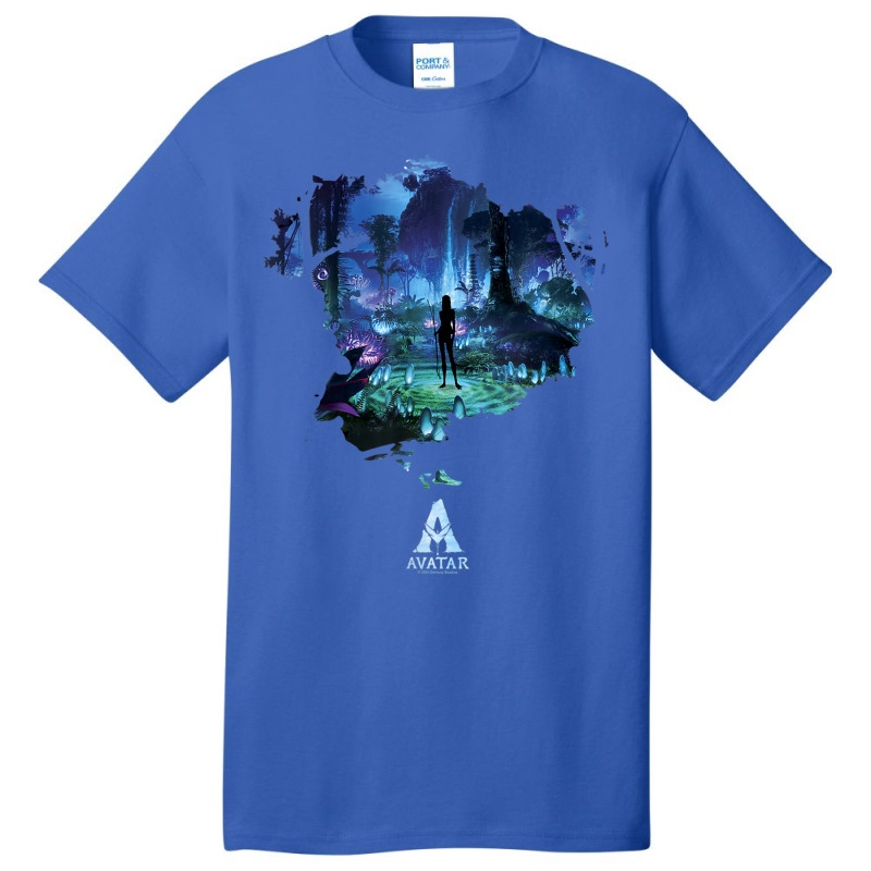 Avatar Pandora At Night Movie Poster T Shirt Basic T-shirt | Artistshot