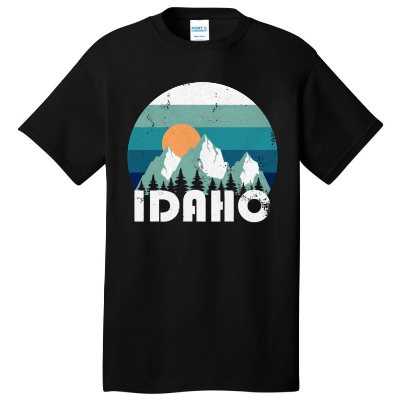 Idaho State Retro Vintage Pullover Hoodie Basic T-shirt | Artistshot