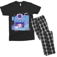 Cool Undersea Coffee Shop Octopus Coffee Shop Stor Men's T-shirt Pajama Set | Artistshot