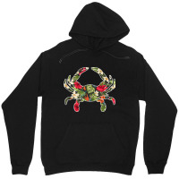 Crab Summer Tropical Floral Print Flower Hawaii Me Unisex Hoodie | Artistshot