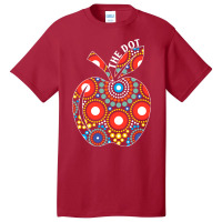 Dot Day Gift T  Shirt Teacher Polka Dot Apple September 15th Internati Basic T-shirt | Artistshot