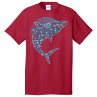 Dot Day T  Shirt Blue Polka Dot Shark September 15th International Dot Basic T-shirt | Artistshot