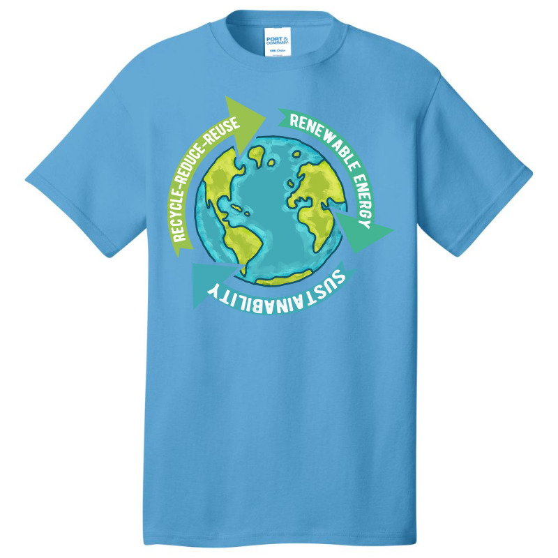 Environmental T  Shirt Earth Sustainability T  Shirt Basic T-shirt | Artistshot