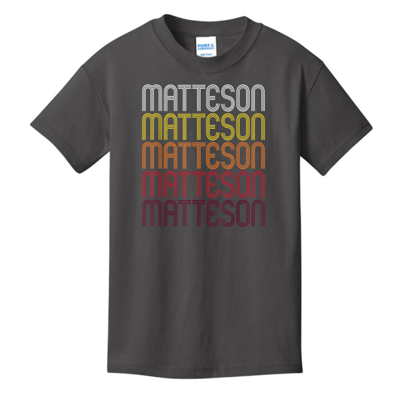 Matteson, Il  Vintage Style Illinois T Shirt Basic Youth T-shirt | Artistshot