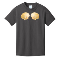 Fun Mermaid Seashells Brassiere Pearl Top T Shirt Basic Youth T-shirt | Artistshot