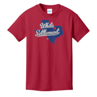 White Settlement Texas Tx Map T Shirt Basic Youth T-shirt | Artistshot