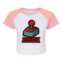 Joystick Quote Raglan Crop Top | Artistshot