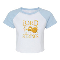 Lord Of The Strings Violin Raglan Crop Top | Artistshot