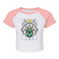 Child Of Destiny Raglan Crop Top | Artistshot