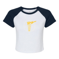 Funny Dabbing Glockenspiel Percussion Players Raglan Crop Top | Artistshot