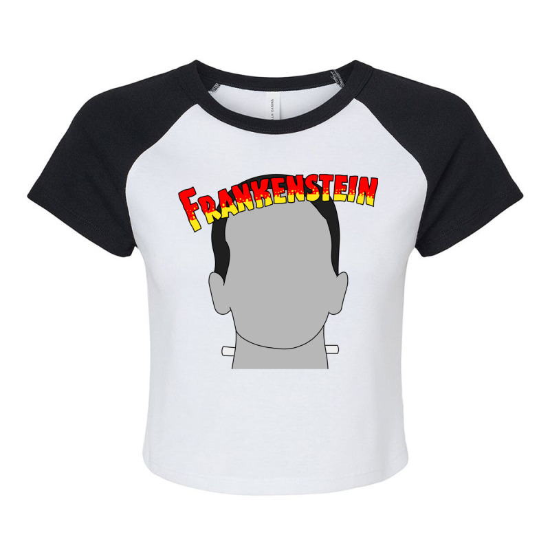 Frankenstein Classic Raglan Crop Top by JeffreyAlanSwanson | Artistshot