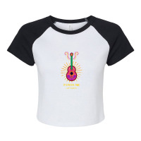 It's Fiesta Time - Latin Music Party Raglan Crop Top | Artistshot