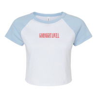 Goodnight Lovell Raglan Crop Top | Artistshot