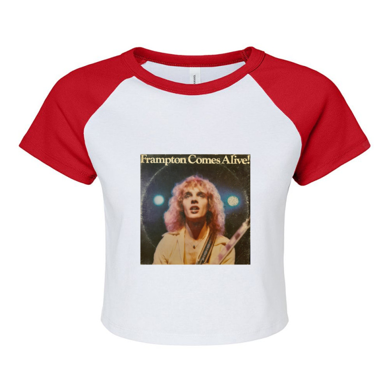 Frampton Comes Alive Album Cover Photograph Raglan Crop Top by FeytenJoreto | Artistshot