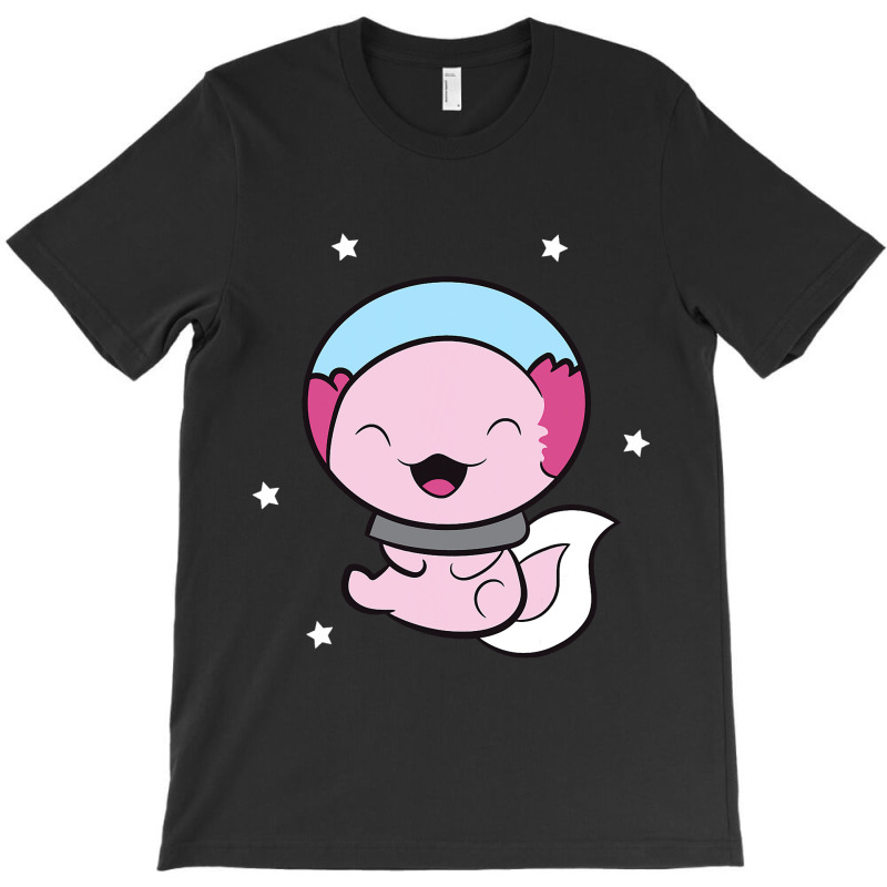 Cute Space Axolotl Kawaii Axolotl In Space Astrona T-shirt | Artistshot