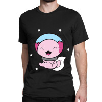 Cute Space Axolotl Kawaii Axolotl In Space Astrona Classic T-shirt | Artistshot