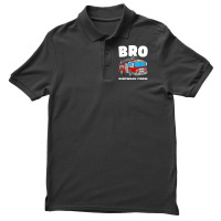 Bro Birthday Crew Brother Fire Truck Firefighter F Men's Polo Shirt | Artistshot