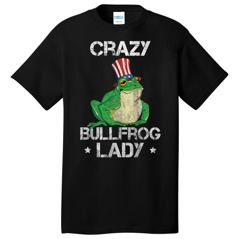 Crazy Bullfrog Lady Catches And Eats Frogs For Toa Basic T-shirt | Artistshot