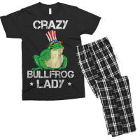 Crazy Bullfrog Lady Catches And Eats Frogs For Toa Men's T-shirt Pajama Set | Artistshot