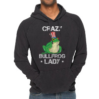 Crazy Bullfrog Lady Catches And Eats Frogs For Toa Vintage Hoodie | Artistshot