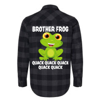 Brother Frog Animal Pun Love Amphibian Toad Frogs  Flannel Shirt | Artistshot