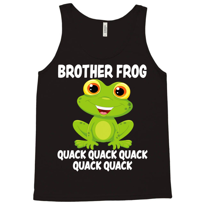 Brother Frog Animal Pun Love Amphibian Toad Frogs  Tank Top by KayleaGrosso | Artistshot