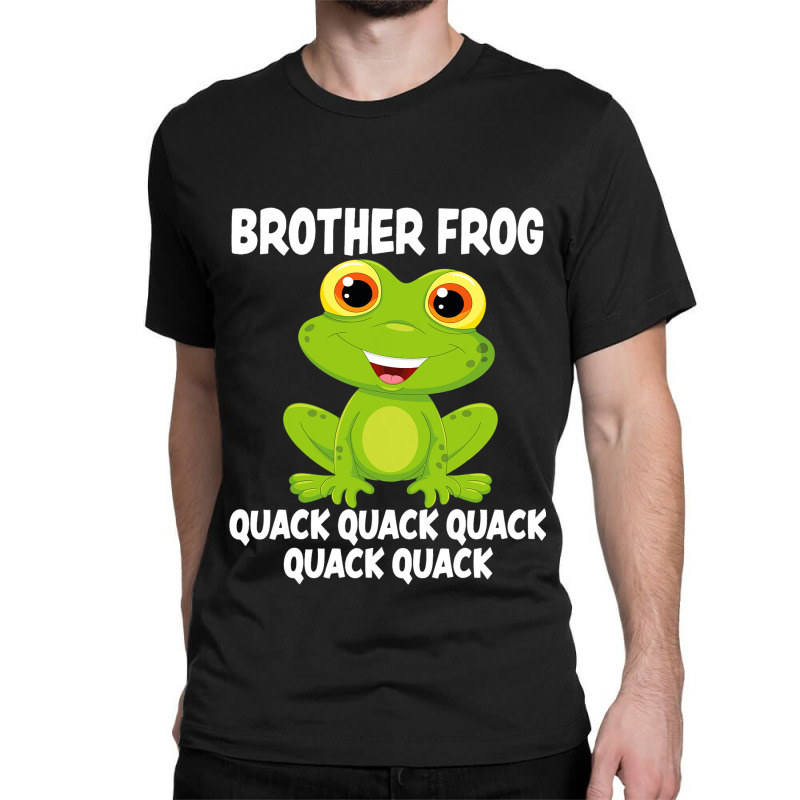 Brother Frog Animal Pun Love Amphibian Toad Frogs  Classic T-shirt by KayleaGrosso | Artistshot