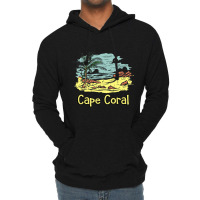 Cape Coral Beach Sun Surf Sand Travel Lightweight Hoodie | Artistshot