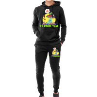 Cute Alien Head With Ufo Spaceship Id Probe That Hoodie & Jogger Set | Artistshot