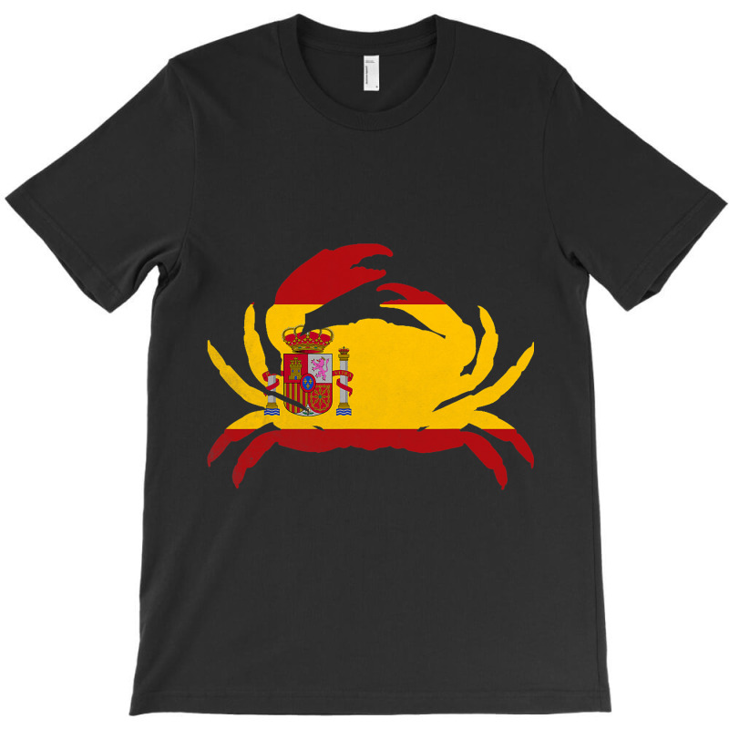 Crab Vintage Spain Spanish Flag Seafood Lover T-shirt | Artistshot