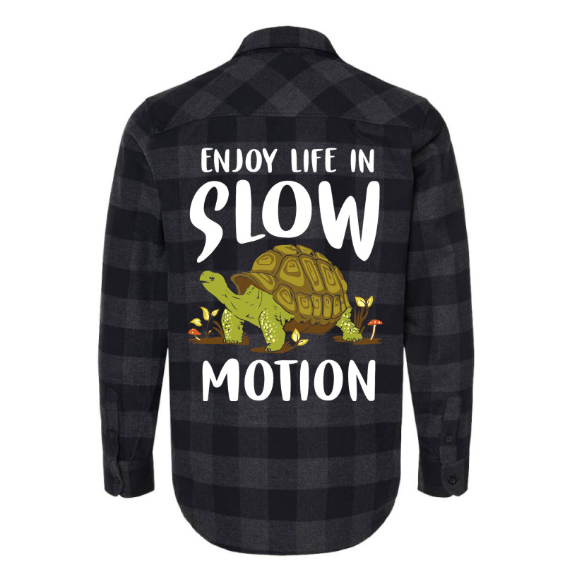 Turtle Tortoise Chill Slow Loggerhead Leatherback  Flannel Shirt | Artistshot