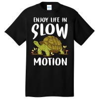 Turtle Tortoise Chill Slow Loggerhead Leatherback  Basic T-shirt | Artistshot