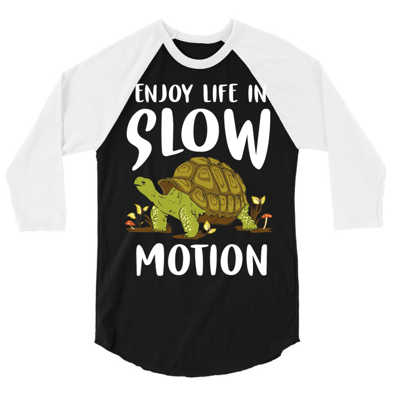 Turtle Tortoise Chill Slow Loggerhead Leatherback  3/4 Sleeve Shirt | Artistshot