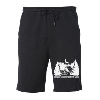 Camp More Worry Less Fleece Short | Artistshot