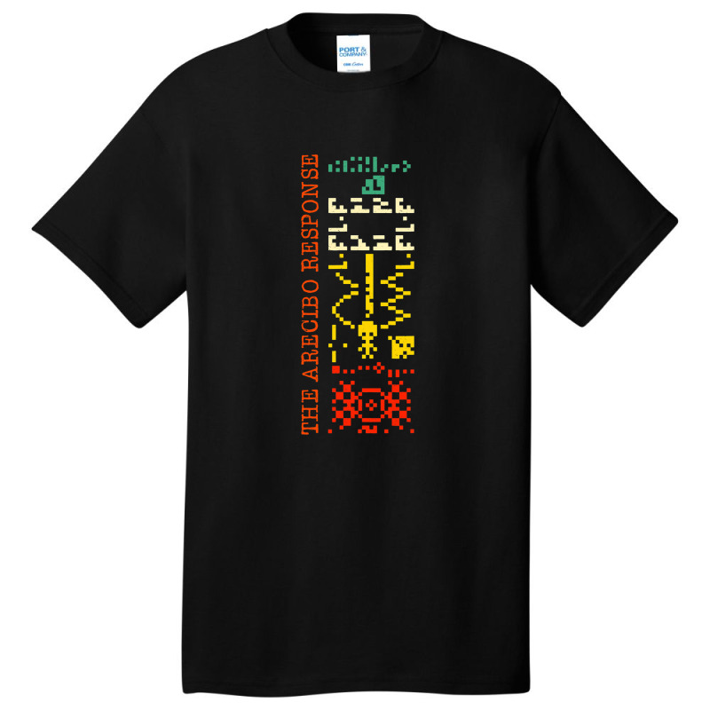 The Arecibo Response Cool Alien Crop Circle Ufo Basic T-shirt | Artistshot