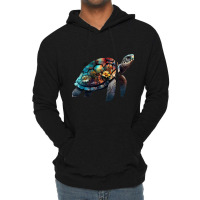 Turtle Art Animal Motif Colourful Turtle 21 Lightweight Hoodie | Artistshot