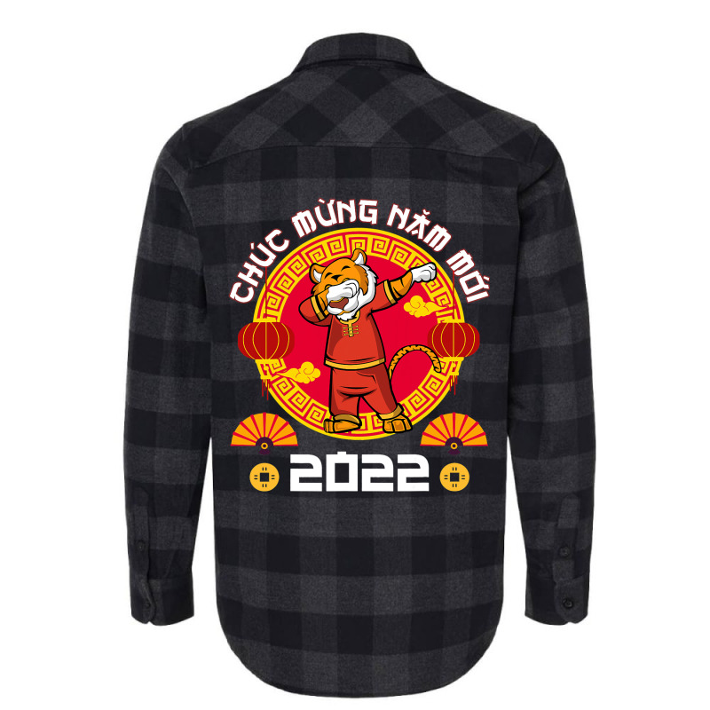 Tiger Dabbing 2vietnamese New Year 2chuc Mung Nam  Flannel Shirt | Artistshot