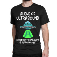 Ultrasound Technologists Alien Sonographers Radiol Classic T-shirt | Artistshot