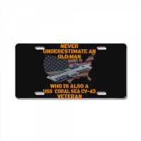 Veteran Day Aircraft Carrier Coral Sea Cv43 Warshi License Plate | Artistshot