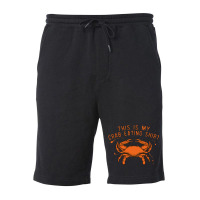 This Is My Crab Eating Shirt 22 Fleece Short | Artistshot