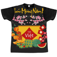 Vietnamese Lunar New Year Tet Viet Tiger Chuc Mung Graphic T-shirt | Artistshot